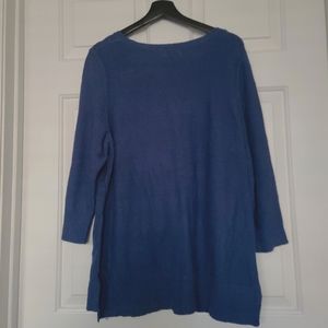 Diamond weave slub knit sweater NWT